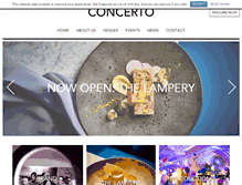 Tablet Screenshot of concertogroup.co.uk